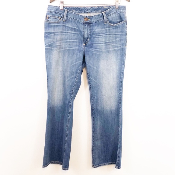 Eddie Bauer Denim - SOLD. Eddie Bauer curvy bootcut 14S distressed